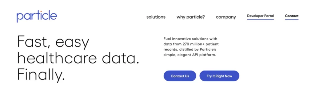 Healthcare APIs for Seamless Integrations (Particle) - ColorWhistle