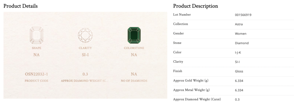 Jewelry Website (Product Description in Jewelry Website Development)  - ColorWhistle