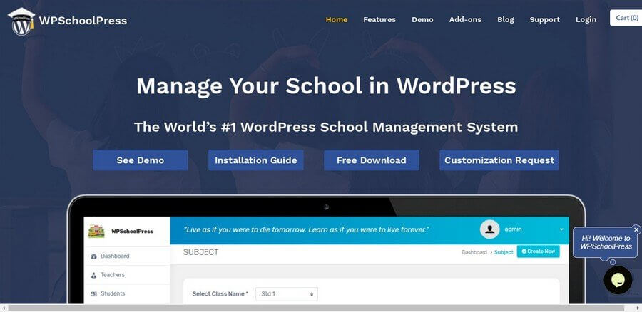WordPress CMS For Education  Industry(SchoolPress) - ColorWhistle