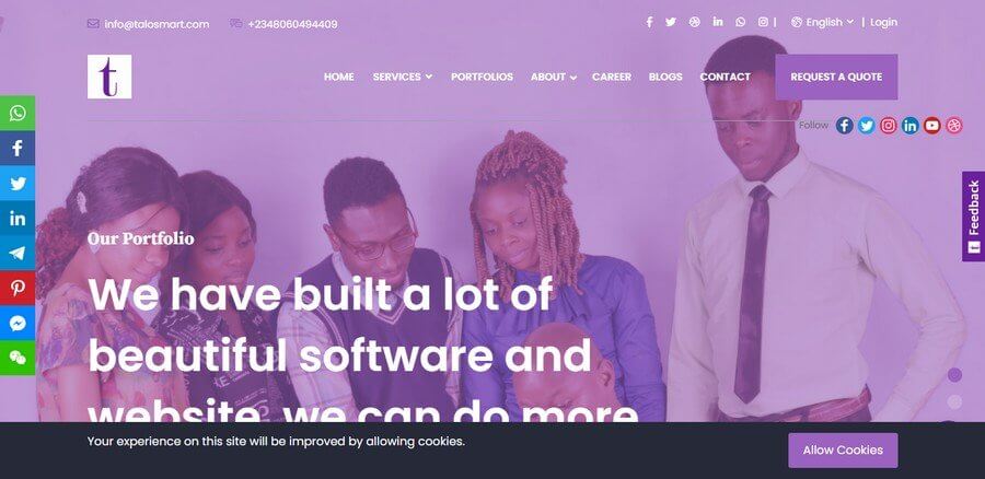 Web Design and Development Companies in Nigeria (Tolosmart) - ColorWhistle
