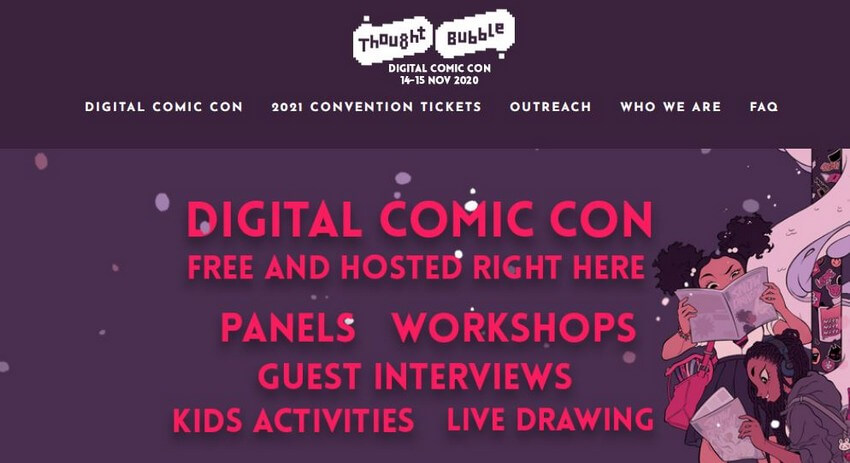 Top Event Website Design Examples That Will Inspire You (Thought Bubble) - ColorWhistle