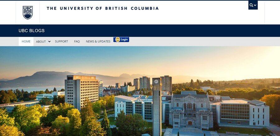 WordPress CMS For Education Industry(University of British Columbia) - ColorWhistle
