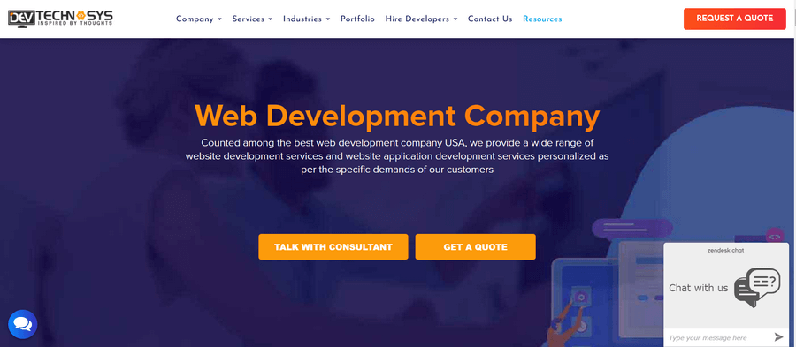 Top Web Application Development Companies (DevTechnos) - ColorWhistle