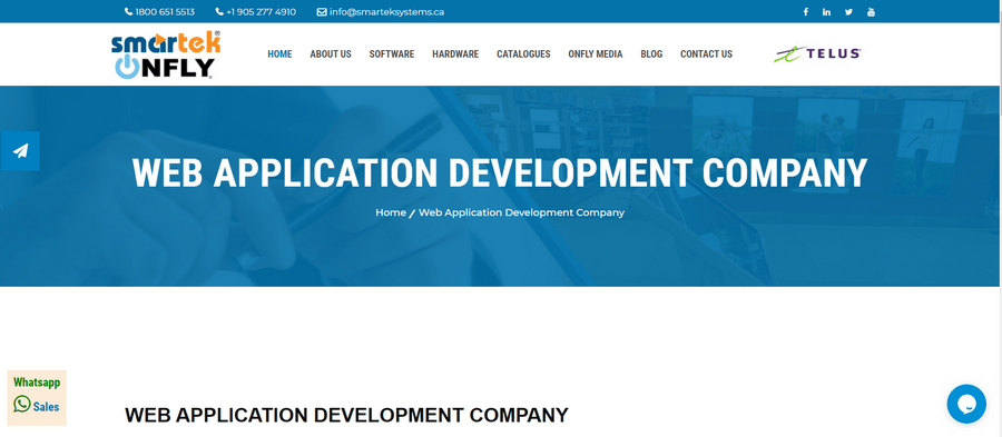 Top Web Application Development Companies Canada (Smartek) - ColorWhistle