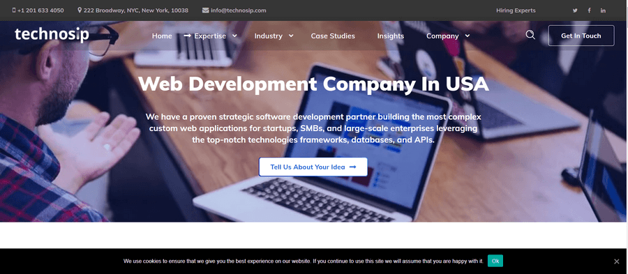 Top Web Application Development Companies USA (Technosip) - ColorWhistle