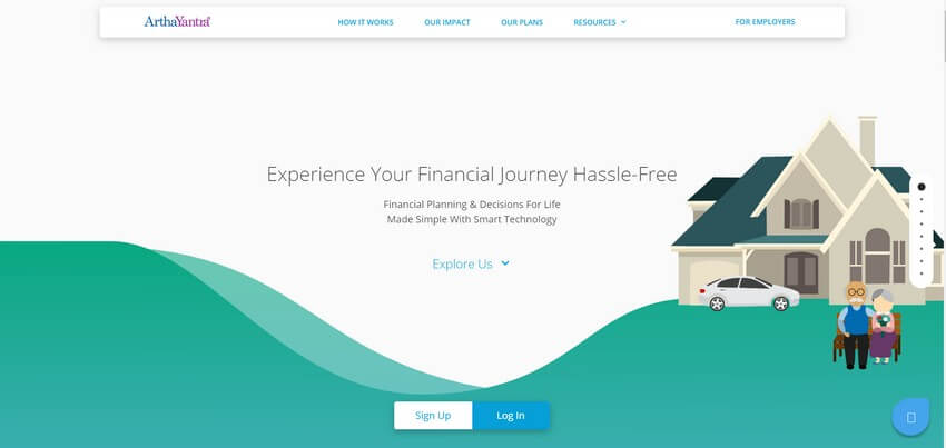 Financial Advisor Website Design Examples (Arthayantra) - ColorWhistle