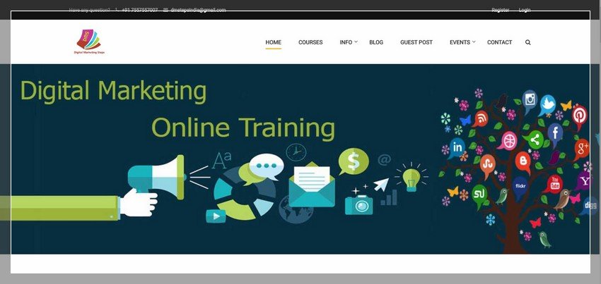 Online Training Website Design Ideas and Inspirations (Digital Marketing  Training -11) - ColorWhistle