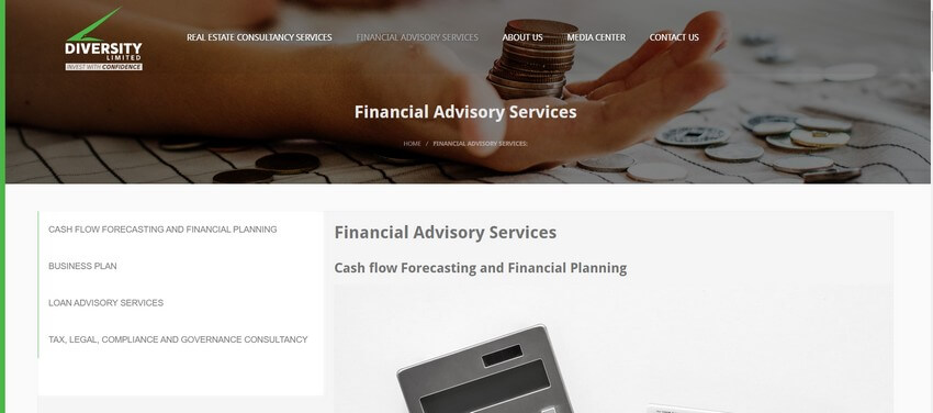 Financial Advisor Website Design Ideas (Diversity) - ColorWhistle