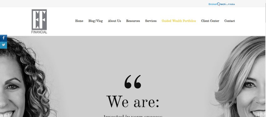 Financial Advisor Website Design Ideas (EF) - ColorWhistle