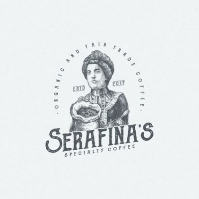 People Themed Logos With Human Touch (Serafinas) - ColorWhistle