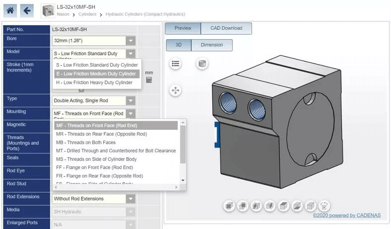 CAD Manufacturing Product Configurator - ColorWhistle