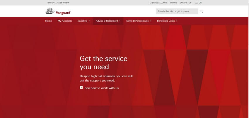 Financial Advisor Website Design Ideas (vanguard) - ColorWhistle