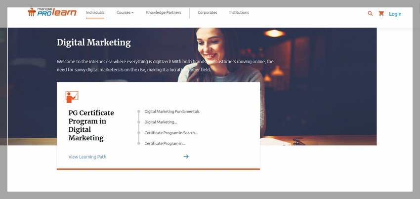 Online Training Website Design Ideas and Inspirations (Digital Marketing  Training -5) - ColorWhistle