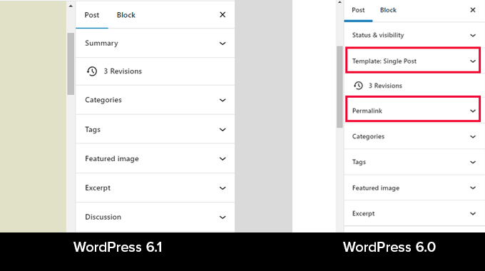 WordPress 6.1 Vs WordPress 6.0 - ColorWhistle