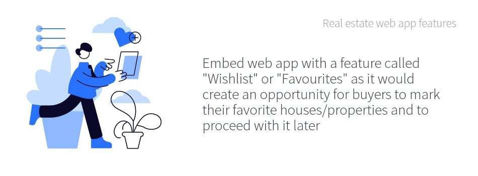 Real Estate Web App Wishlist Features - ColorWhistle