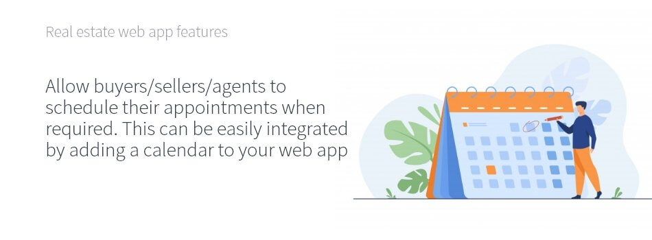 Real Estate Web App Appointment Features - ColorWhistle