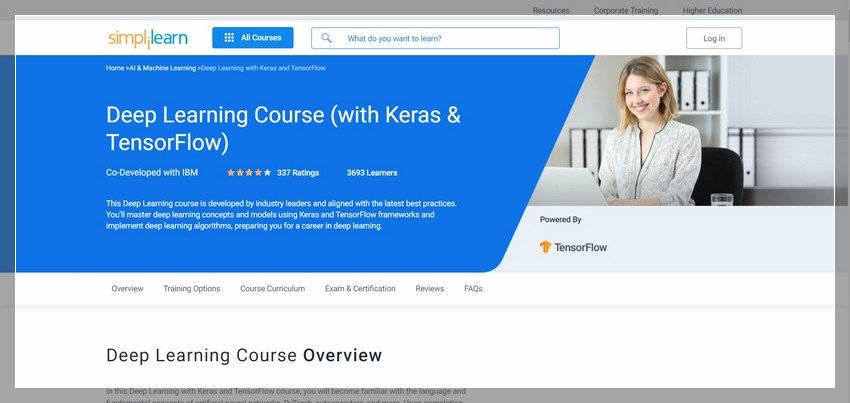 Online Training Website Design Ideas and Inspirations (Deep Learning Training -2) - ColorWhistle