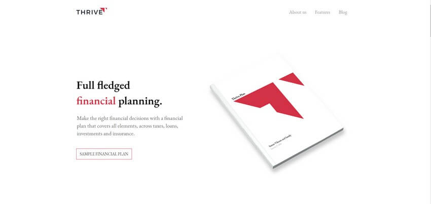 Financial Advisor Website Design Examples (Thrive) - ColorWhistle
