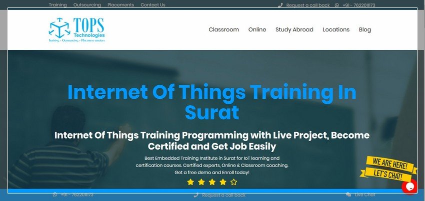 Online Training Website Design Ideas and Inspirations (IOT Training Training -2) - ColorWhistle