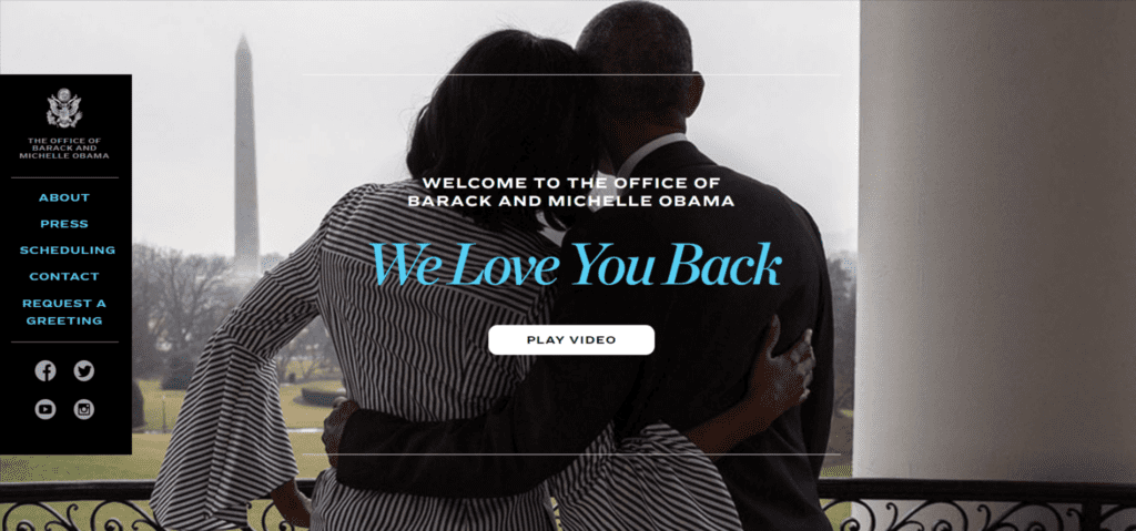 Personal Website Trends - What's New (Barack-and-Michelle-Obama) - ColorWhistle