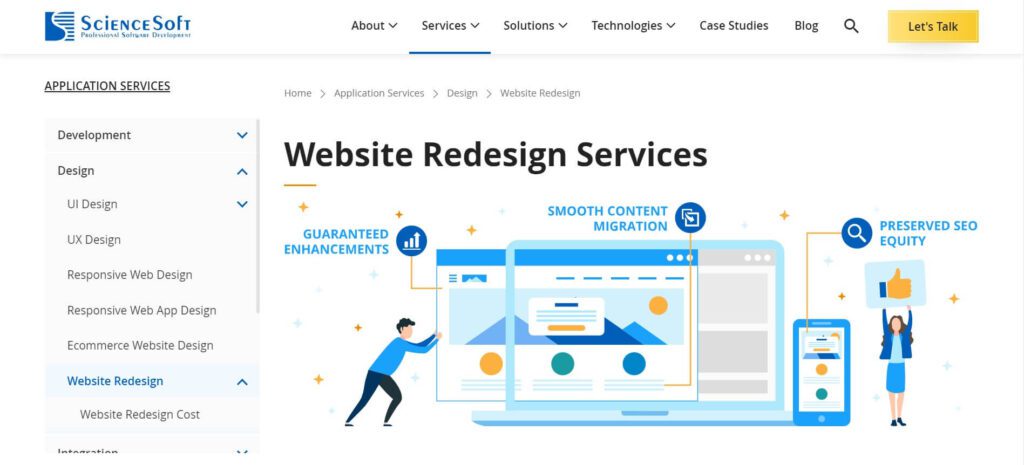 Website redesign Agencies in USA(Sciencesoft) - ColorWhistle