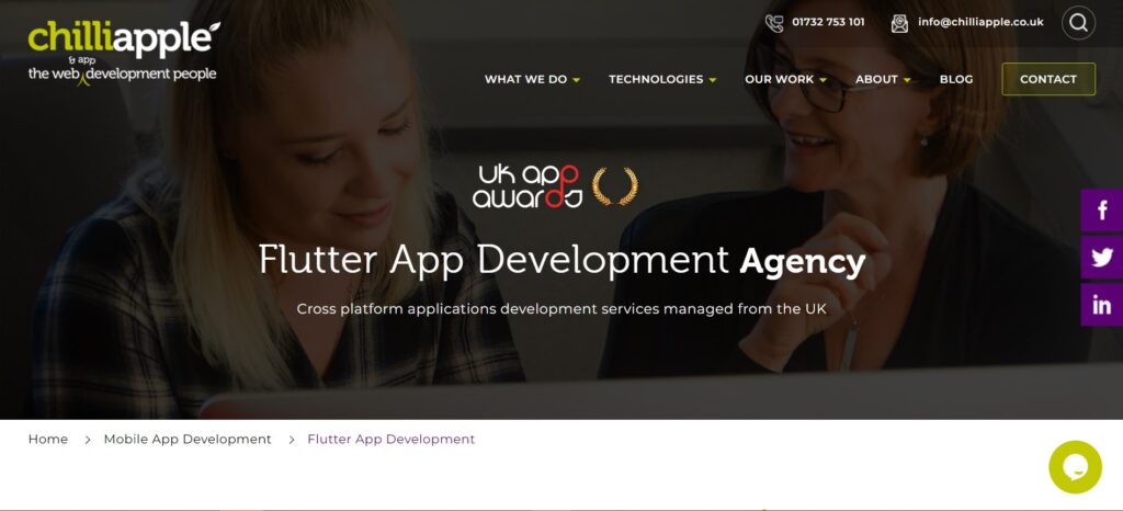 Flutter App Development Companies(Chilliapple) - ColorWhistle
