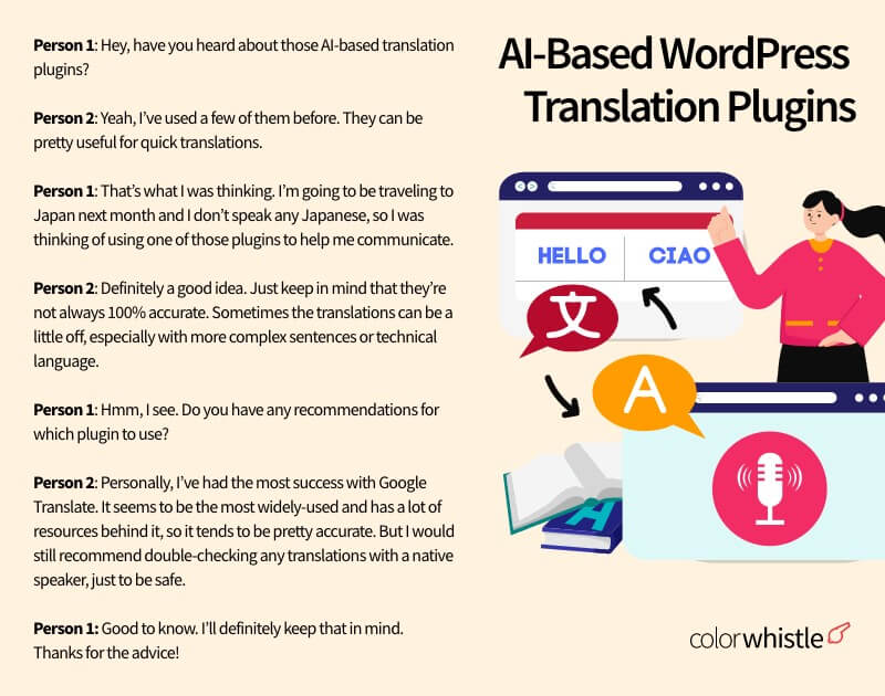 AI-Based WordPress Translation Plugins - ColorWhistle
