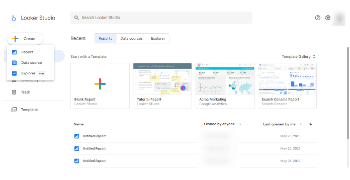 Google Data Studio Report Creation - ColorWhistle