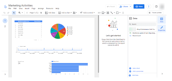Google Data Studio Customize Report - ColorWhistle