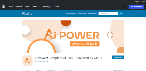 ChatGPT Plugins for WordPress (AIPower) - ColorWhistle