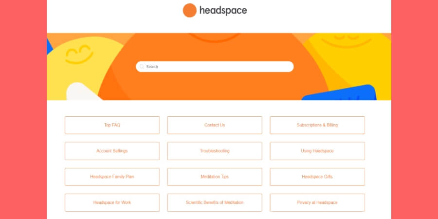 33+ Unique FAQ Page Examples for Inspirations and Ideas (Headspace)-ColorWhistle