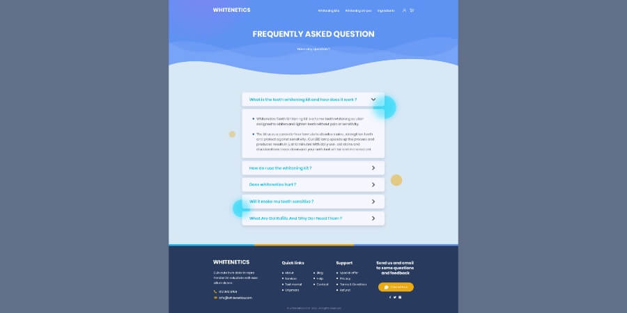 33+ Unique FAQ Page Examples for Inspirations and Ideas (Md Yeasin Arafat-Behence)-ColorWhistle
