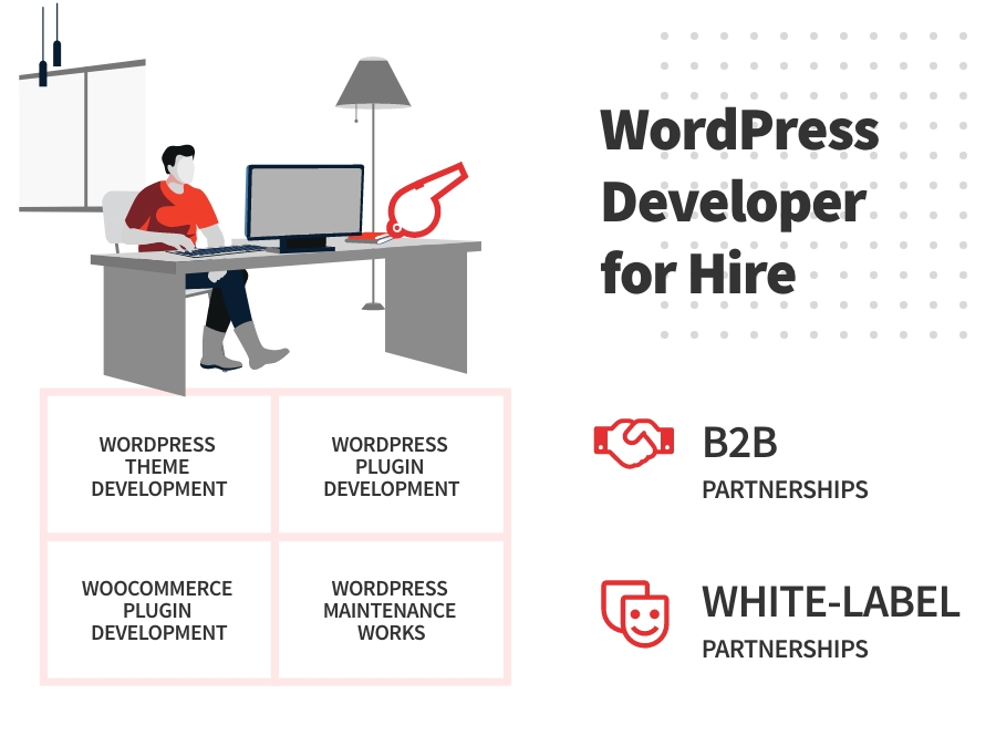 Hire a WordPress Developer B2B Services and White Label Services