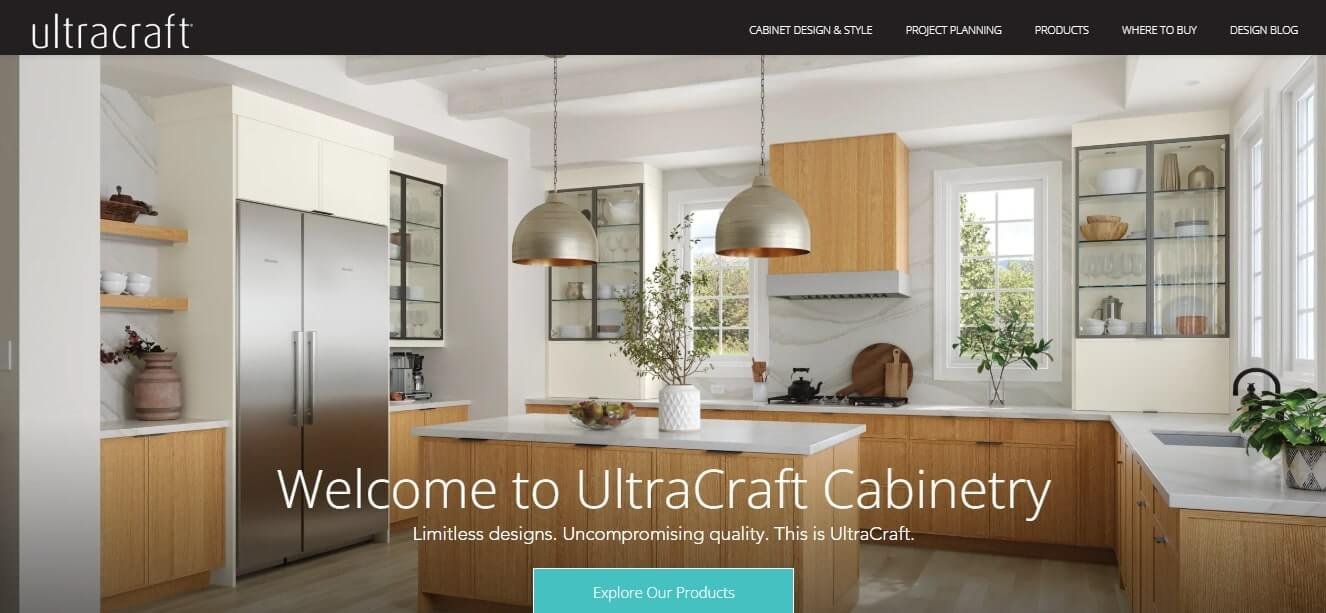 17+ Online Kitchen Furniture Website Design Ideas & Examples