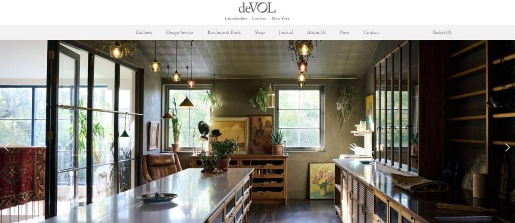 Best Kitchen Furniture Website Design Ideas Examples (devol) - ColorWhistle