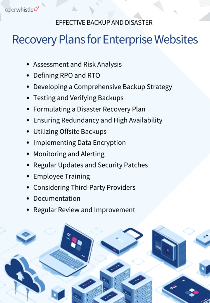 Disaster Recovery Plans for Enterprise Websites  - ColorWhistle