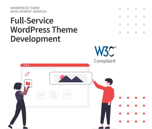 WordPress Custom Theme Development Services Company India - ColorWhistle