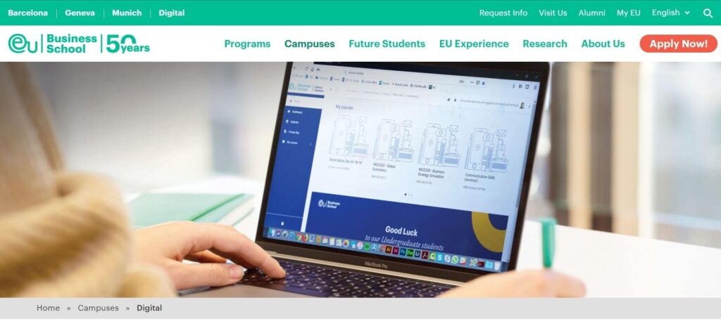 Business school educational CMS website development choices (EU) - ColorWhistle