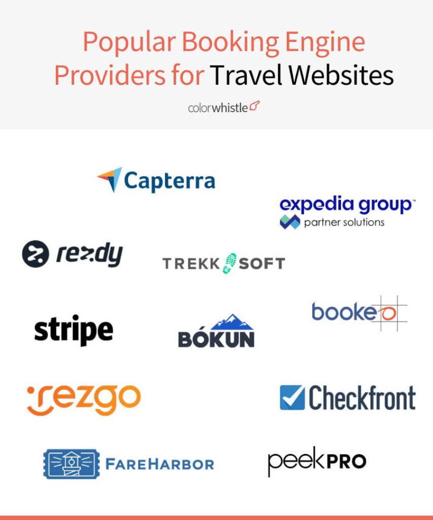 Integrating Booking Engine on Travel website - Popular Booking Engine Providers for Travel Websites - ColorWhistle