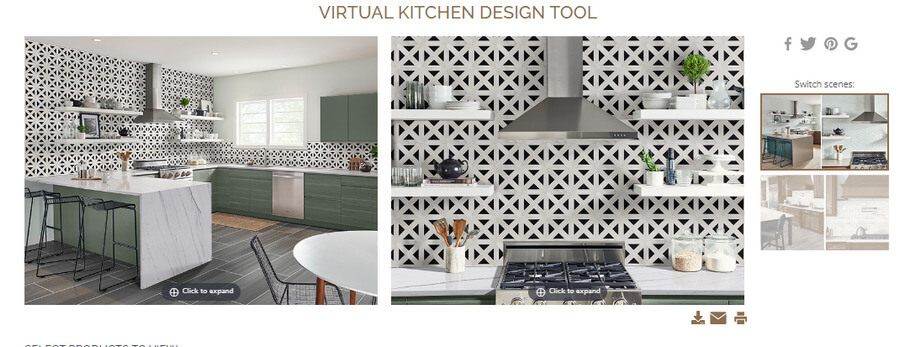 DIY Kitchen Visualizers, Kitchen Remodel Visualizers Online(Kitchen Color Visualizer) - ColorWhistle