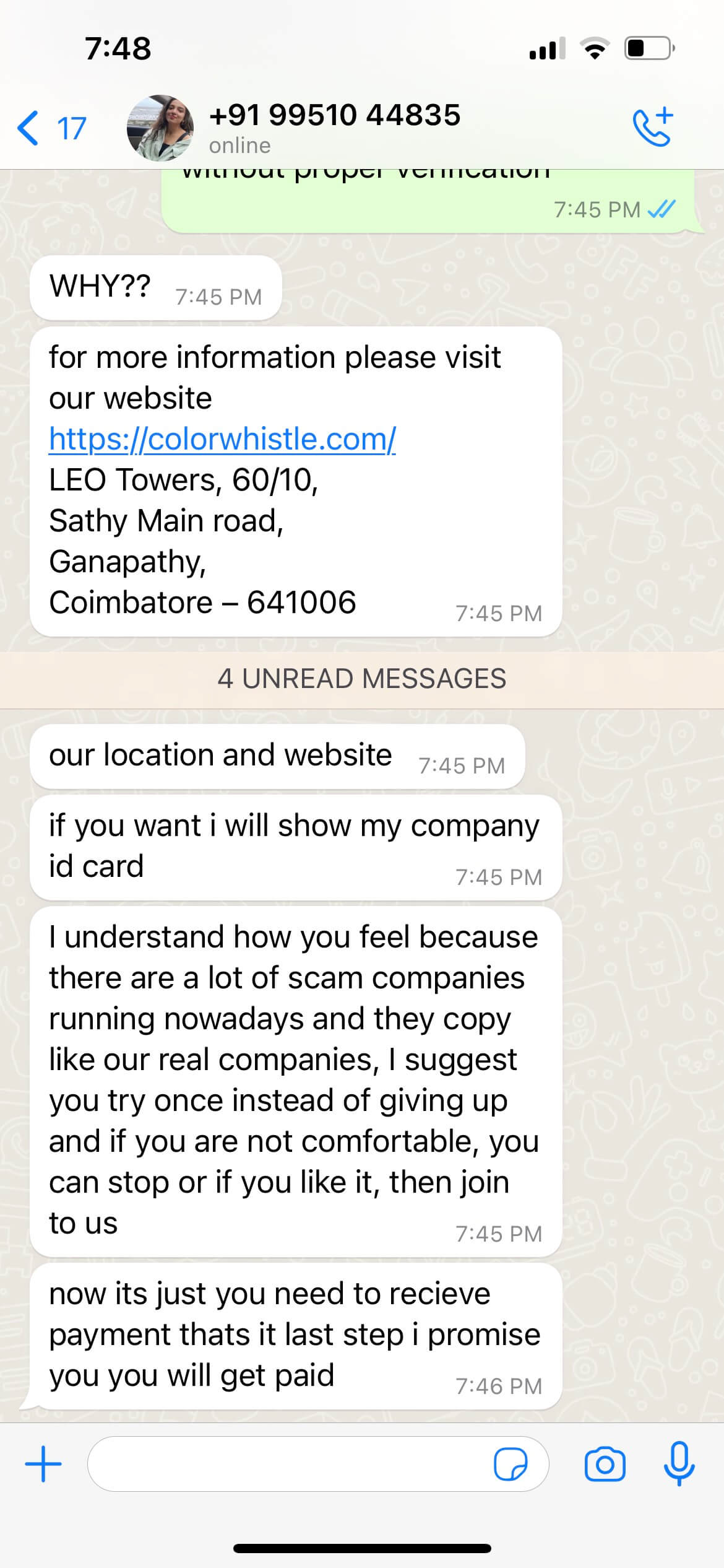 Scam-Fraud-Circulation-via-WhatsApp-for-Marketing-Services-victim-screenshot20