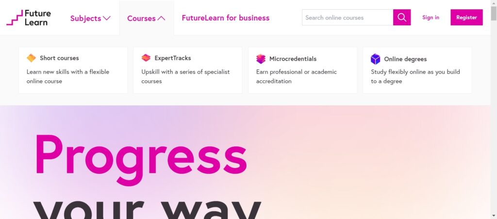 SEO Strategies for UK E-Learning Sites Ranking High in Searches (FutureLearn) - ColorWhistle