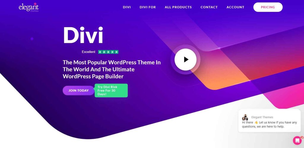 Top 10 WordPress Mobile-Friendly Themes - (Divi example one) - ColorWhistle