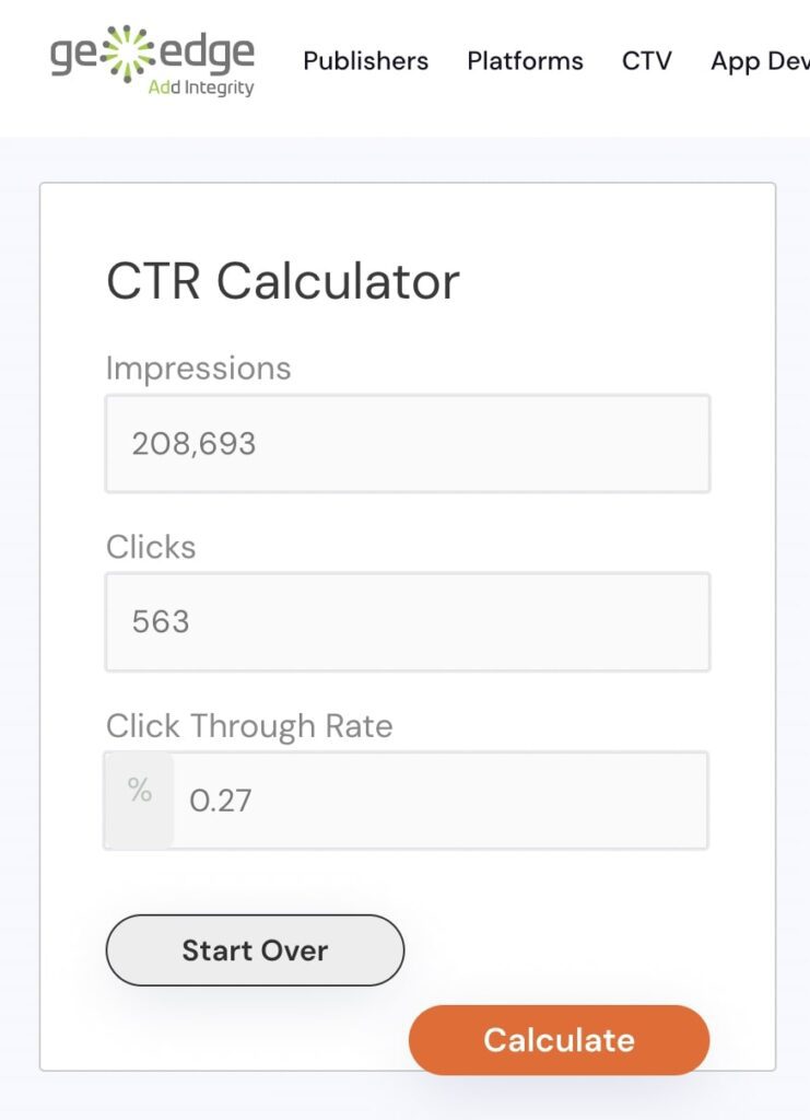 11+ Best Free CTR Calculator Online For 2024 (geedge) - ColorWhistle