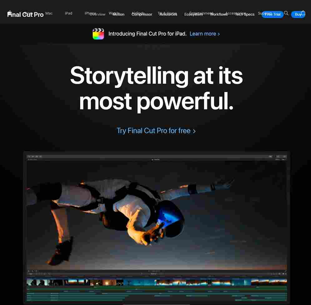 Best video marketing software (editing softwares) - Final Cut Pro - ColorWhistle