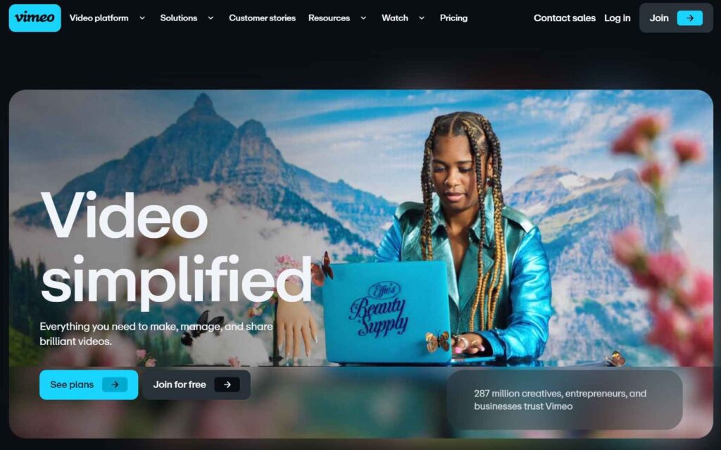 Best video marketing software (editing softwares) - Vimeo - ColorWhistle