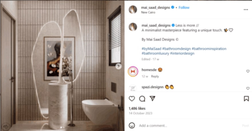 Top Social Media Strategies for Interior Designers (Mai saad designs) - ColorWhistle