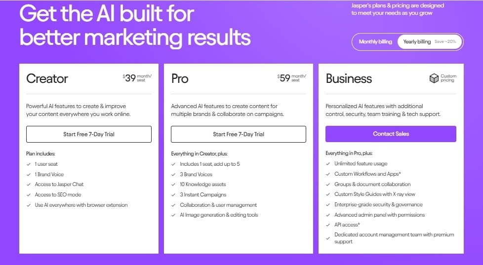 8 Must-Have Tools to Enhance Your Content Writing (Jasper Pricing Plans) - ColorWhistle
