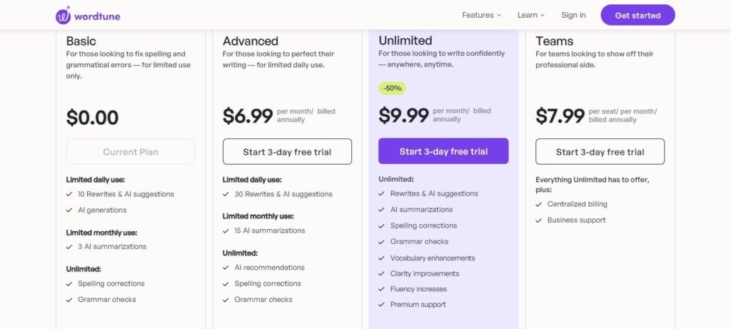 8 Must-Have Tools to Enhance Your Content Writing (Wordtune Pricing) ColorWhistle