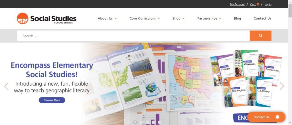 Best Educational Publisher Websites With Exceptional Design (Social Studies) - ColorWhistle